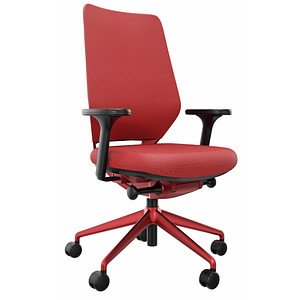 4260761570938 - Bürostuhl Asiento 4260761570938 Stoff rot Gestell rot