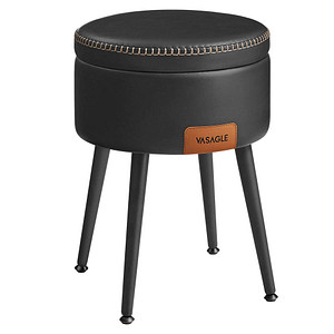 0194343196626 - Hocker LOM005B01 schwarz bis 150kg 0194343196626 VASAGLE