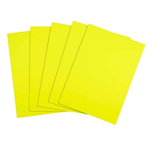 4001868659115 - Plakatkarton 48x68 einseitig gefärbt leuchtgelb 380g 65911 4001868659115 folia 10 Bogen