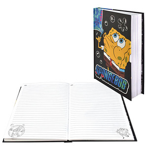 5056563714156 - Notizbuch SpongeBob A5 liniert SpongeBob Hardcover 120 Seiten 5056563714156 BlueSky