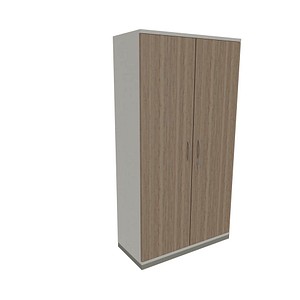 4260429763757 - fm Aktenschrank Sidney 4260429763757 weiß eiche natur 4 Fachböden 1000 x 442 x 1869 cm