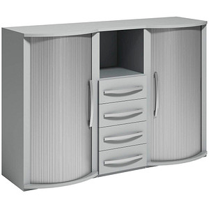 4050211413911 - Sideboard Techno 019-507-9310-93-B1 hellgrau 2 Fachböden 1627 x 430 - 530 x 1117 cm