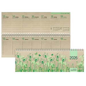 ZETTLER KALENDER Tischquerkalender Grasserie 2026, 1 St.