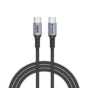 verbatim Sync & Charge Ladekabel schwarz, Kabellänge: 1,2 m, 100 W