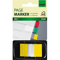 SIGEL Haftmarker gelb 50 Streifen SIGEL Haftmarker gelb 50 Streifen