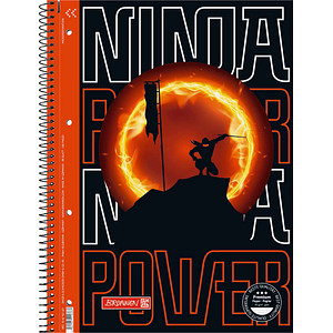 4061947116687 - Collegeblock 10-67927321 Ninja Power Ninja Lineatur 27 liniert mit Rand innen außen A4 90g schwarz 80 Blatt 406194711668 4061947116687 - Collegeblock 10-67927321 Ninja Power Ninja Lineatur 27 liniert mit Rand innen außen A4 90g schwarz 80 Blatt 406194711668