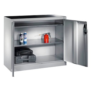 4064615139759 - Werkstatt-Beistellschrank mit Flügeltüren Breite x Tiefe 1200 x 400 mm lichtgrau   lichtgrau C+P