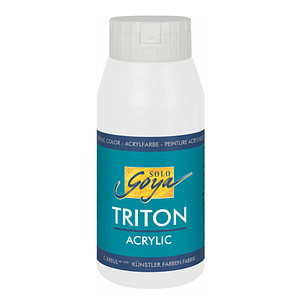 KREUL SOLO GOYA Triton Acrylfarbe 750 ml Mischweiß für Leinwand, Papier, Holz