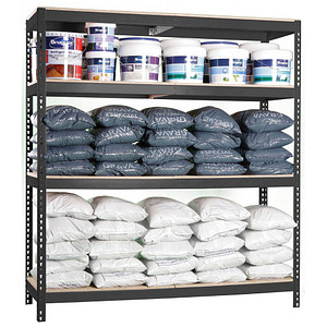 Simonrack Schwerlast-Weitspannregal SIMONFORTE CHIPBOARD 8425437102738 anthrazit 180,0 x 60,0 x 200,0 cm