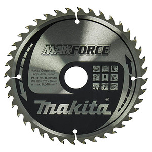 Image of makita B-32340 MAKFORCE Kreissägeblatt 190,0 mm, 40 Zähne