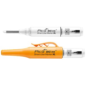 Pica BIG Ink Marker XL Permanentmarker - Spezial-Schreibspitze - wisch- & wasserfest - Weiß - Bild 6