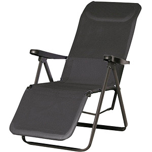 Best Relaxliege Lugano 39300558 schwarz/anthrazit