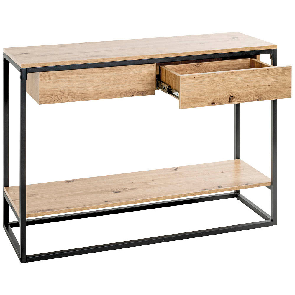 HAKU Möbel Konsolentisch Holz bergen-eiche 100,0 x 35,0 x 75,0 cm >>  büroshop24