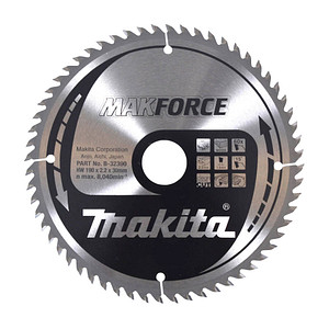 Image of makita B-32390 MAKFORCE Kreissägeblatt 190,0 mm, 60 Zähne