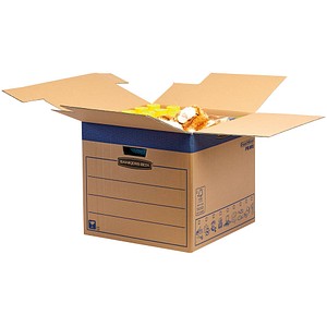 Bankers Box Umzugskartons SmoothMove FastFold 47,0 x 48,0 x 41,2 cm, 5 St.