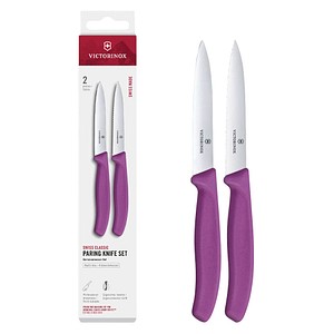 7613329191422 - VICTORINOX Küchenmesser  Swiss Classic silber violett Klinge 100 cm 2 St