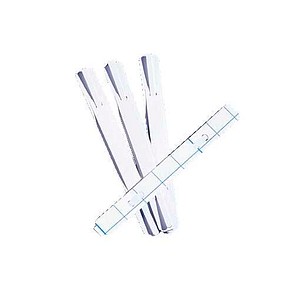 4018924332257 - Heftstreifen selbstklebend weiß Kunststoff 25 St