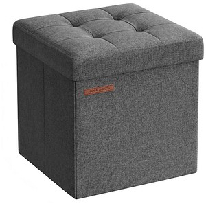 SONGMICS Hocker mit Stauraum LSF028G01 dunkelgrau, 1 St.