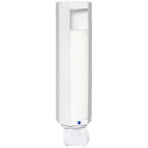 4049500987608 - HARTMANN Spender für Spuckbeutel T9995871 weiß Metall 1 St