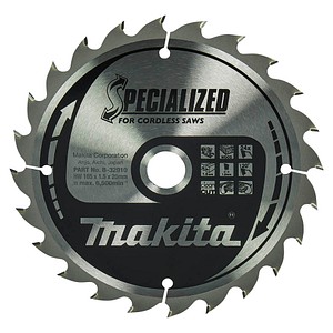 makita B-32910 SPECIALIZED Kreissägeblatt 165,0 mm, 24 Zähne