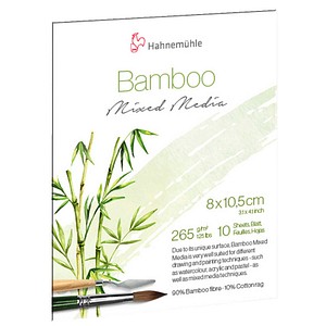 4011367030742 - Mixed Media Block Bamboo - 8x105 cm 265 g qm 10 Blatt 4011367030742 HAHNEMÜHLE