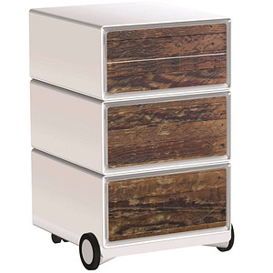 3660141949971 - easyOffice Industrial Rollcontainer weiß bunt 4 Auszüge 390 x 436 x 642 cm 3660141949971 PAPERFLOW