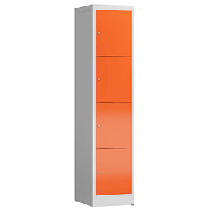 4061815857926 - Schließfachschrank ClassiX feuerrot lichtgrau X-523414 4 Schließfächer 415 x 500 x 1800 cm 4061815857926 LÜLLMANN 4061815857926 - Schließfachschrank ClassiX feuerrot lichtgrau X-523414 4 Schließfächer 415 x 500 x 1800 cm 4061815857926 LÜLLMANN