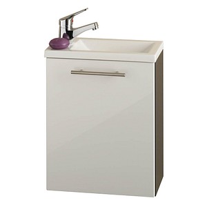 Waschtischunterschrank ALEXO weiß/anthrazit