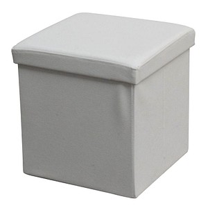 4260238060764 - Echtwerk Hocker mit Stauraum Store Cube EW-SW-0440 weiß Kunstleder 4260238060764 - Echtwerk Hocker mit Stauraum Store Cube EW-SW-0440 weiß Kunstleder