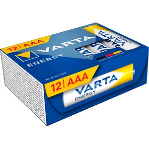 4008496129997 - 12 VARTA Batterien ENERGY Cube Micro AAA 15 V
