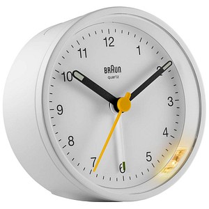 Image of BRAUN Wecker BC 12 W weiß Kunststoff