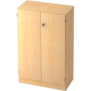 HAMMERBACHER Aktenschrank Haziender, V6550/3/3/SG ahorn 2 Fachböden 80,0 x 42,0 x 127,0 cm