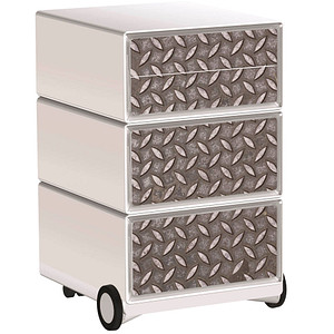 3660141952025 - easyOffice Industrial Rollcontainer weiß bunt 4 Auszüge 390 x 436 x 642 cm 3660141952025 PAPERFLOW