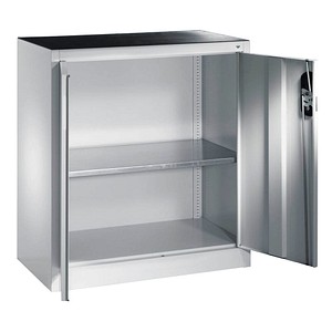 4064615134495 - Werkstatt-Beistellschrank mit Flügeltüren Breite x Tiefe 930 x 400 mm lichtgrau   lichtgrau C+P