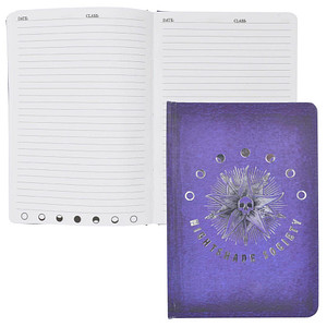 5056563717294 - Notizbuch WD717294 Wednesday - Nightshade violett A5 liniert 40 Blatt   80 Seiten 5056563717294 BlueSky