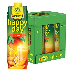 happy day - Mango Fruchtsaftkonzentrat - 6 x 1,0 l