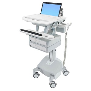 0698833045291 - - Wagen - offene Architektur - für Notebook Tastatur Maus - medizinisch - Aluminium verzinker Stahl hochwertiger Kunststoff