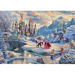 4001504596712 - Unknown Thomas Kinkade Studios Disney - Die Schöne und das Biest Zauberhafter Winterabend