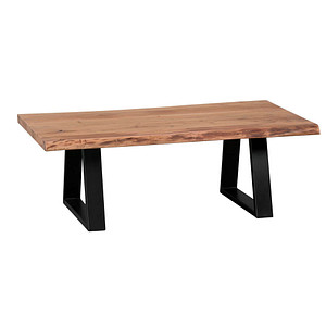 WOHNLING Couchtisch rechteckig Massivholz akazie 115,0 x 60,0 x 40,0 cm, 1 St.