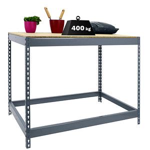 8435104992258 - Werkbank SIMONWORK BASIC 1 grau 2100 x 600 x 900 cm 8435104992258 Simonrack