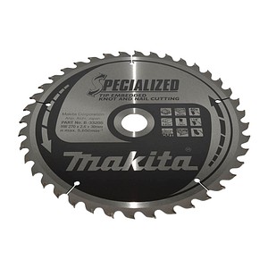 makita B-33205 SPECIALIZED Kreissägeblatt 270,0 mm, 40 Zähne