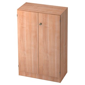 HAMMERBACHER Aktenschrank Haziender, V6550/N/N/SG nussbaum 2 Fachböden 80,0 x 42,0 x 127,0 cm