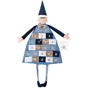 4006166280924 - Adventskalender zum Aufhängen royalblau