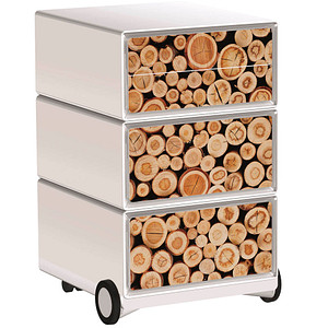 3660141951974 - easyOffice Industrial Rollcontainer weiß bunt 4 Auszüge 390 x 436 x 642 cm 3660141951974 PAPERFLOW