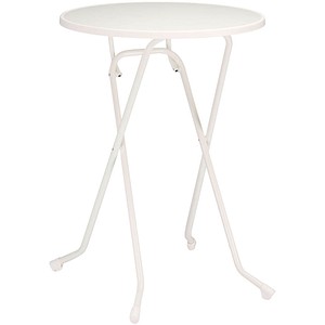 Stehtisch Primo weiß rund