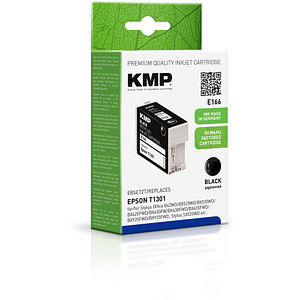 4011324618419 - 1618 KMP E166  schwarz Druckerpatrone kompatibel zu EPSON 13 XL   T1301 XL 16184001 4011324618419