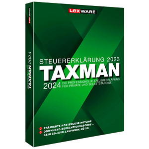 9783648174739 - TAXMAN 2024 (für Steuerjahr 2023) Box Steuererklärungs-Software für Arbeitnehmer Rentner u Pensionäre Familien Studenten und im Ausland Beschäftigte