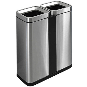 4012086873979 - the twin bin Mülleimer 2x 300 l edelstahl 4012086873979 helit