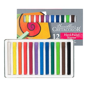 Brevillier’s CRETACOLOR Pastellcarré Pastellkreide farbsortiert 12 St.