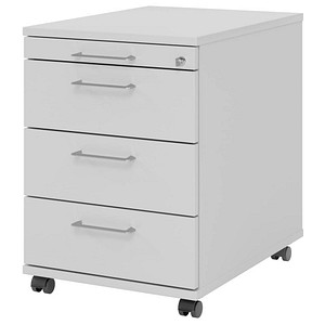 HAMMERBACHER AC30 Rollcontainer lichtgrau 4 Auszüge 42,8 x 58,0 x 59,0 cm